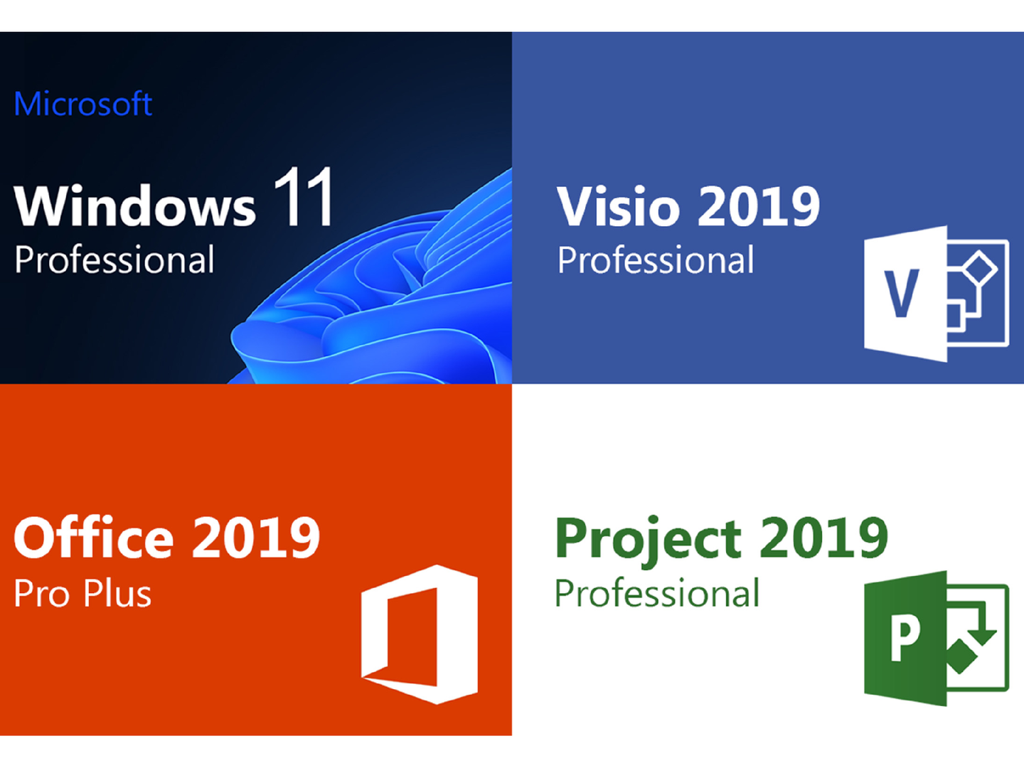 Four Microsoft Programs divided into quarters.