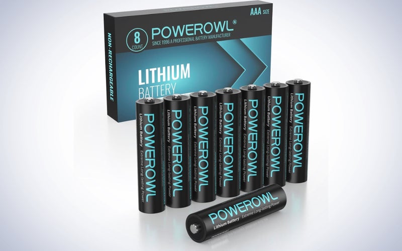 POWEROWL Lithium Batteries on a plain white background.