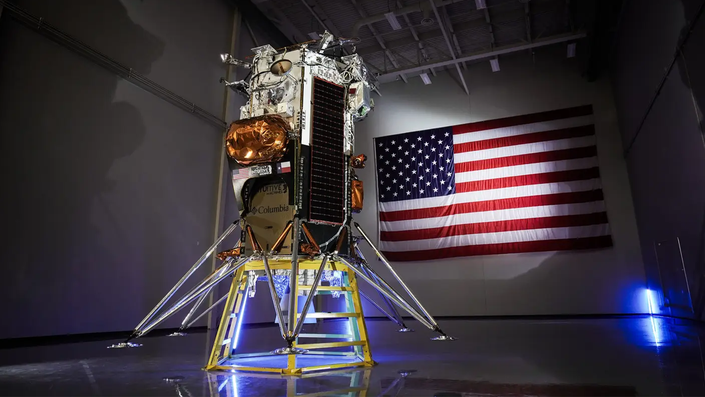 ‘Odie’ makes space history with successful moon landing