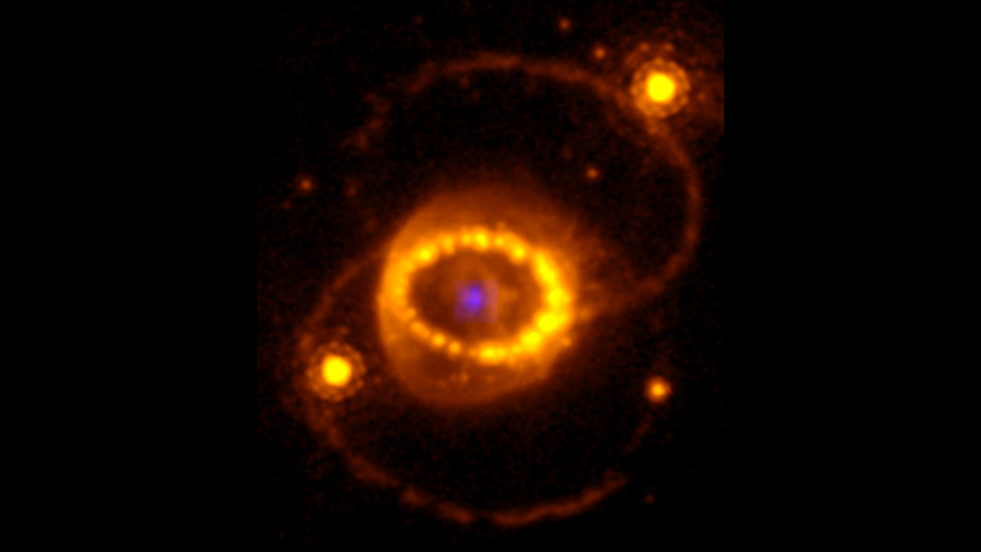 JWST detecta evidencia de una estrella de neutrones en restos de supernova ardiente