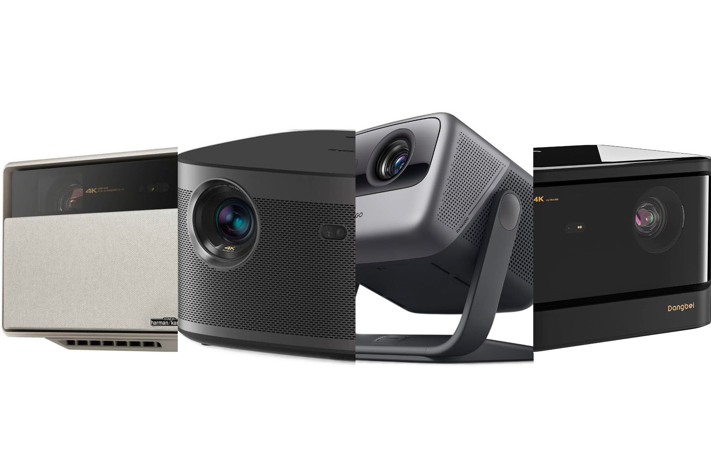 The best 4K projectors in 2024 on a plain white background.