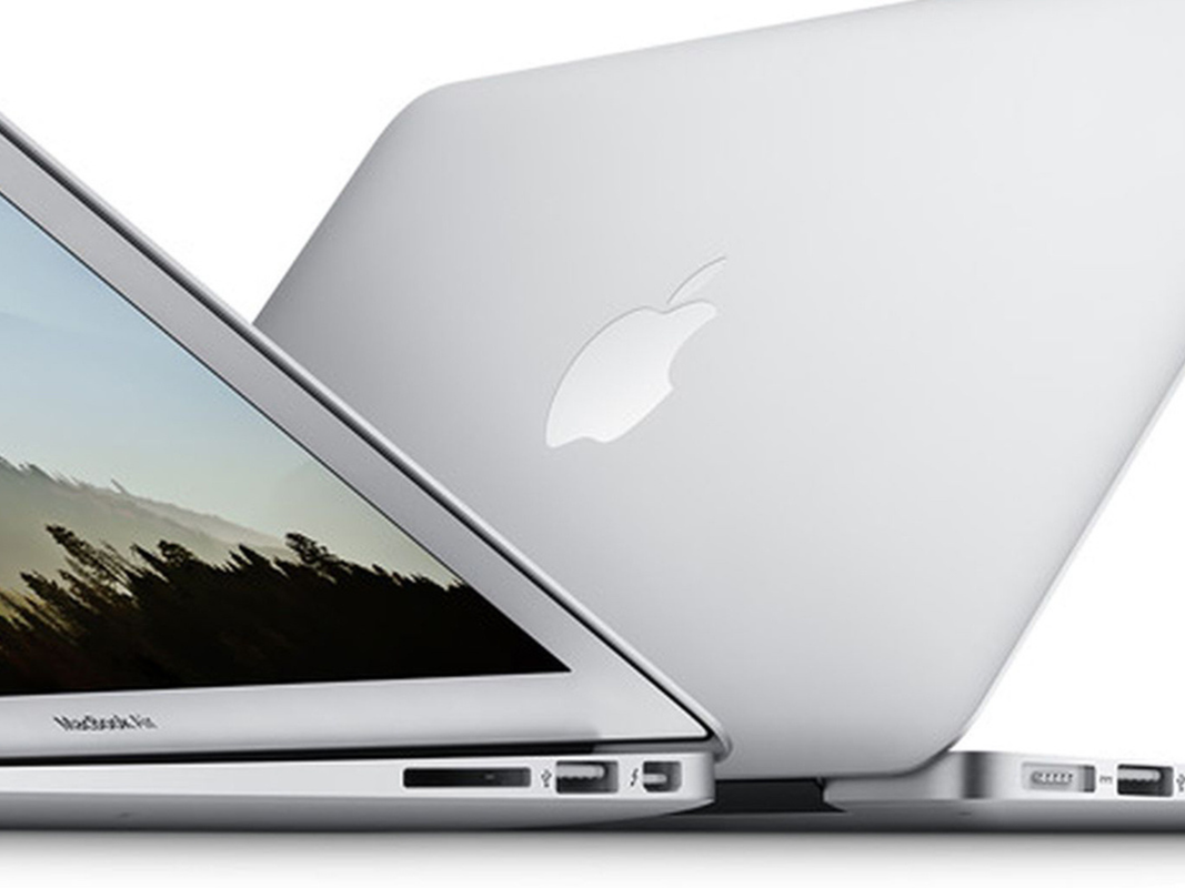 A silver 2017-era MacBook Air on a plain background