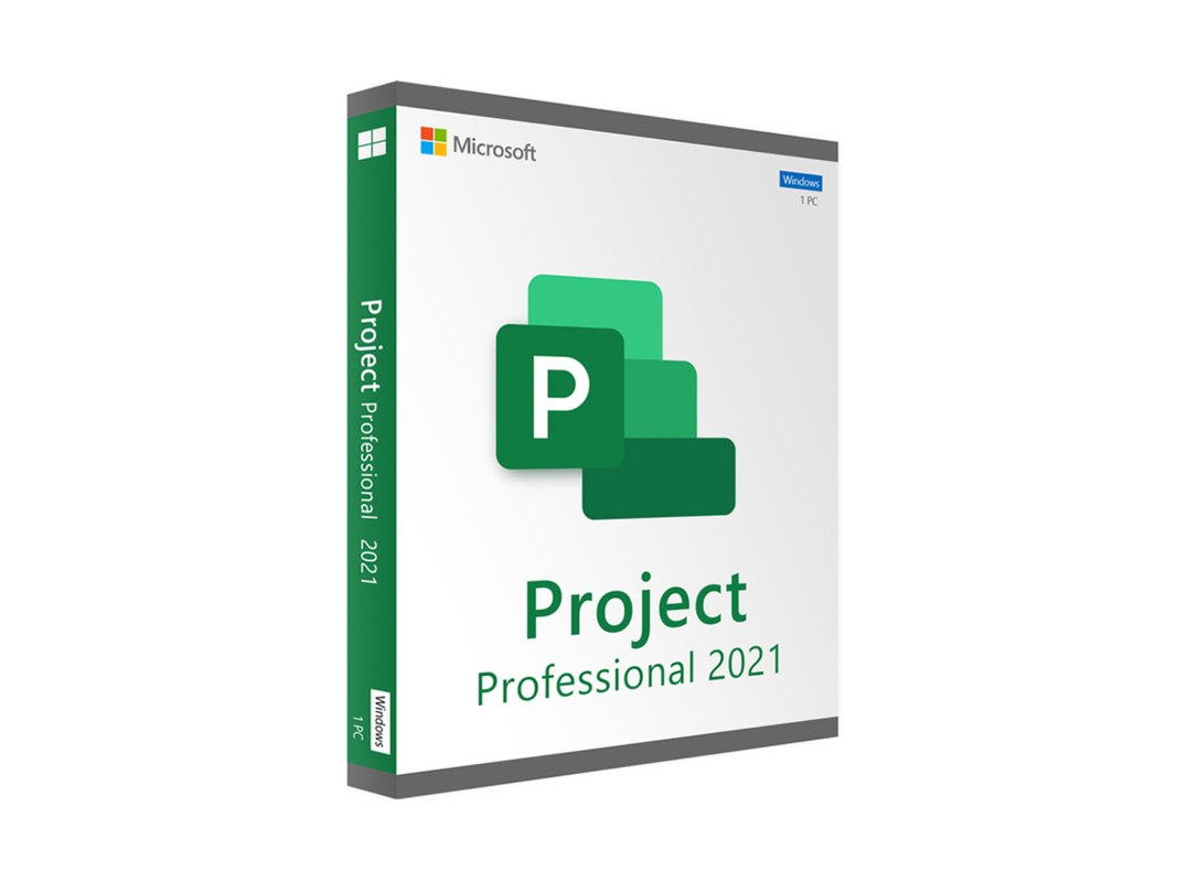 A box for Microsoft Project Professional 2021.