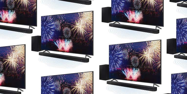 Get a 75-inch Samsung TV and 3.1 surround soundbar for just $839 during this massive TV sale
