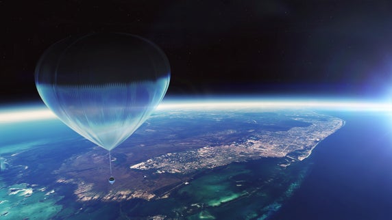 For nearly $500,000, you too can have dinner in the ‘SpaceBalloon’ above Earth