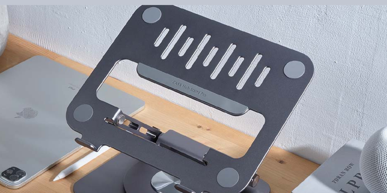 Organize your workspace with $35 off this laptop stand