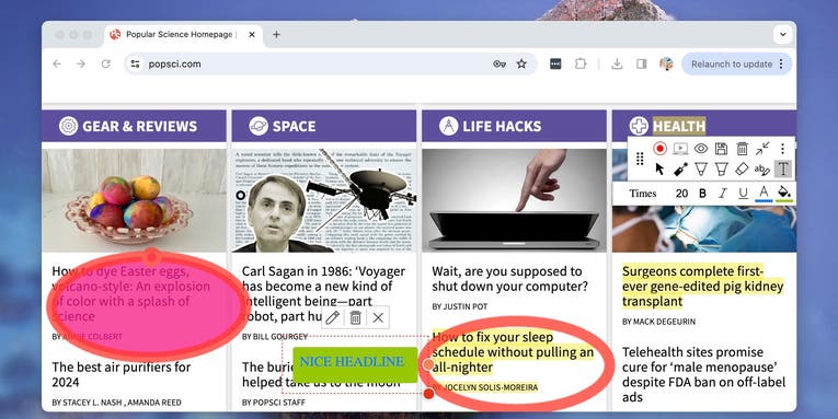 How to annotate any website