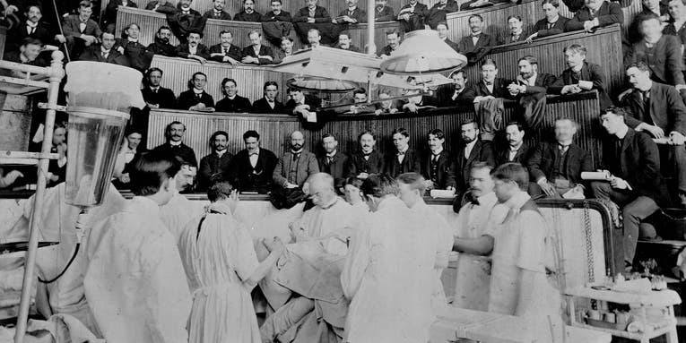 When surgery was a public spectacle