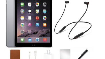 Grab this grade “A” refurbished Apple iPad Air 2nd Gen + Beats Flex bundle for under $150