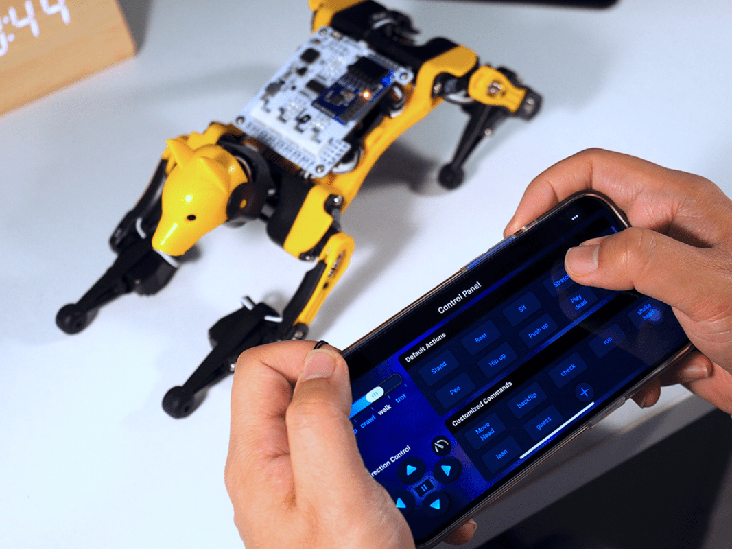Build your own palm-sized robot dog with this Kickstarter-funded kit, on sale through April 16