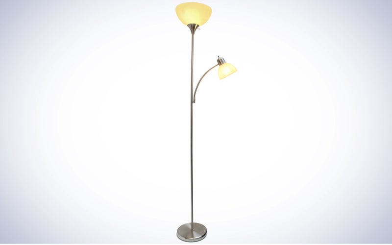 Allensville 71 Torchiere Floor Lamp on a plain white background.