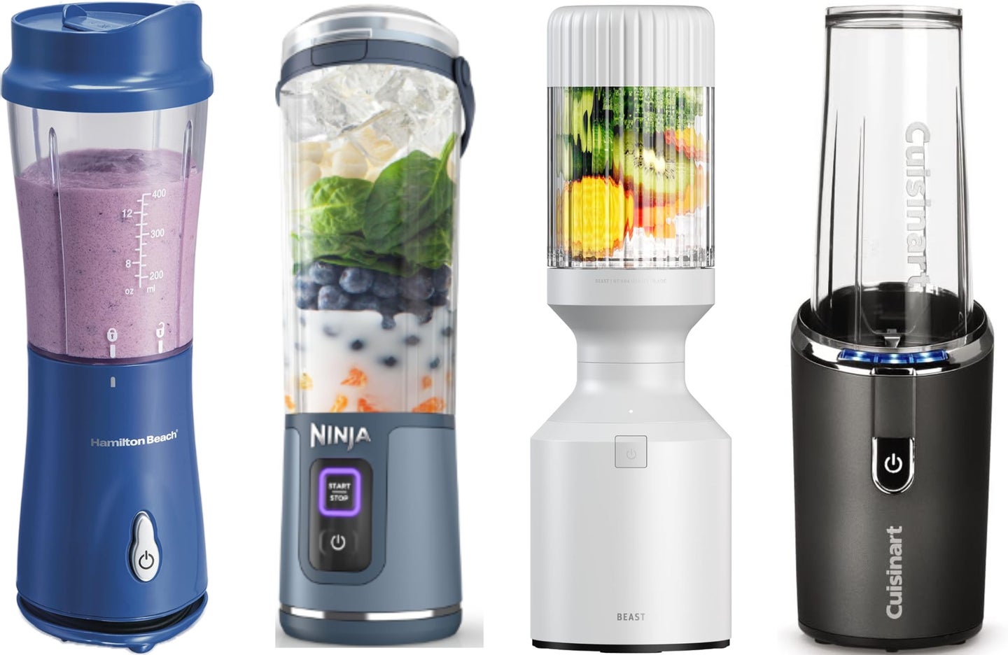 The best portable blenders of 2024 on a plain white background.
