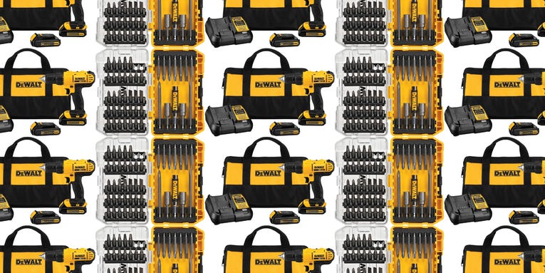 Save $90 on a DEWALT drill and bit driver set at Amazon