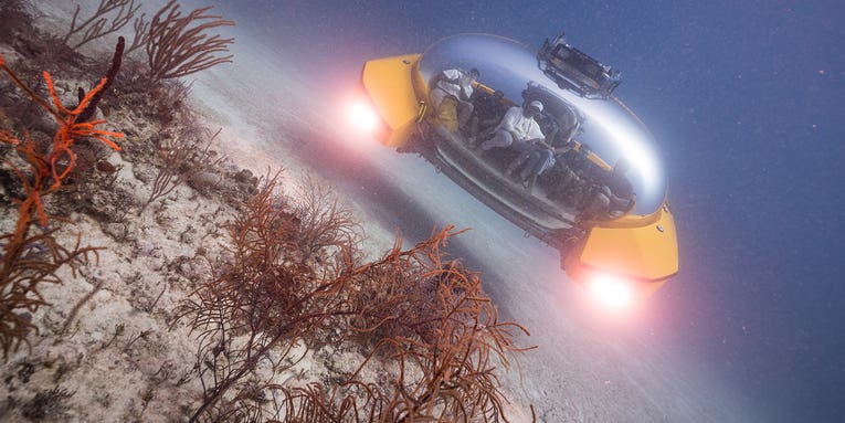 Newest luxury submersible offers ocean explorers champagne and blackjack