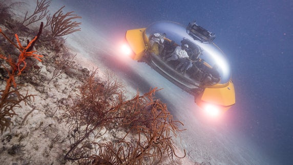 Newest luxury submersible offers ocean explorers champagne and blackjack