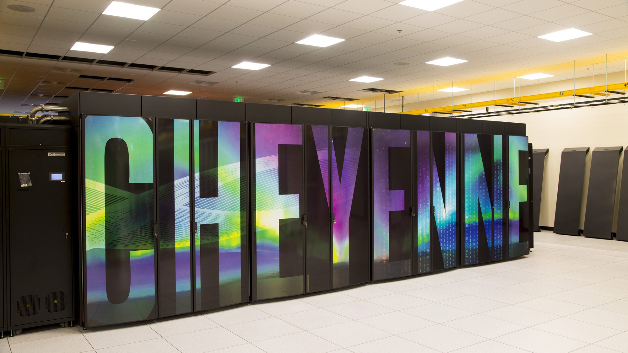 Cheyenne is located at the NCAR's Supercomputing Center in Cheyenne, Wyoming.