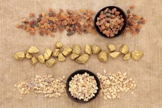 Gold frankincense and myrrh botanical explanation