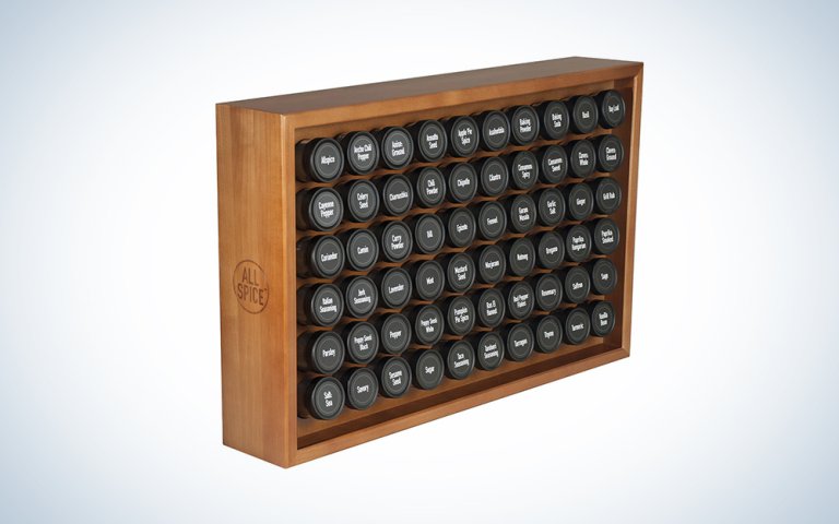 AllSpice Wooden Spice Rack
