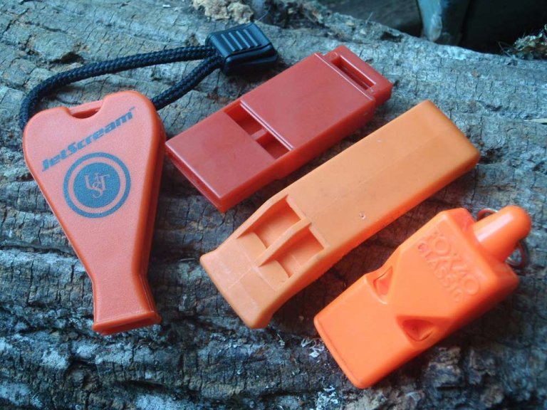 survival whistles