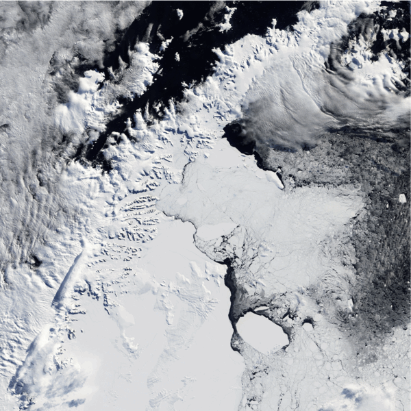 Larsen ice shelf gif