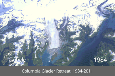Time-Lapse GIFs Show Earth Transforming Over 25 Years
