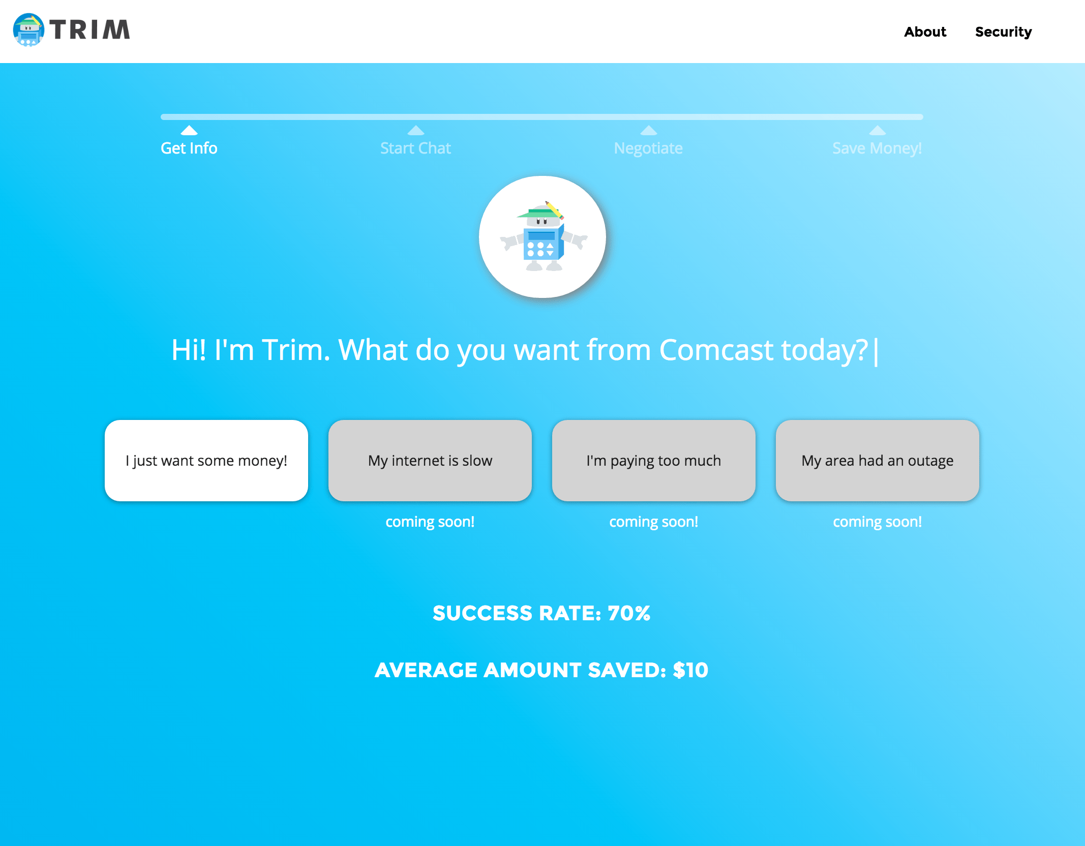 This chatbot will deal with Comcast customer service for you
