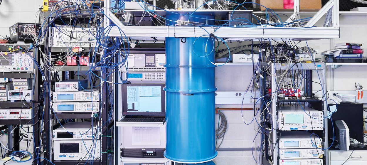 In photos: a rare glimpse inside the heart of a quantum computer