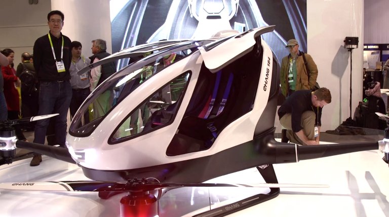 Ehang’s Drone Copter Wants To Fly You Around