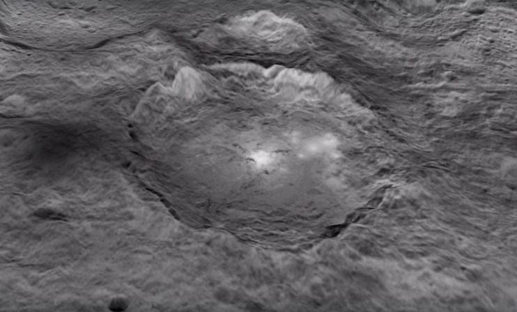 What Are The Mysterious Glowing Spots On Ceres?