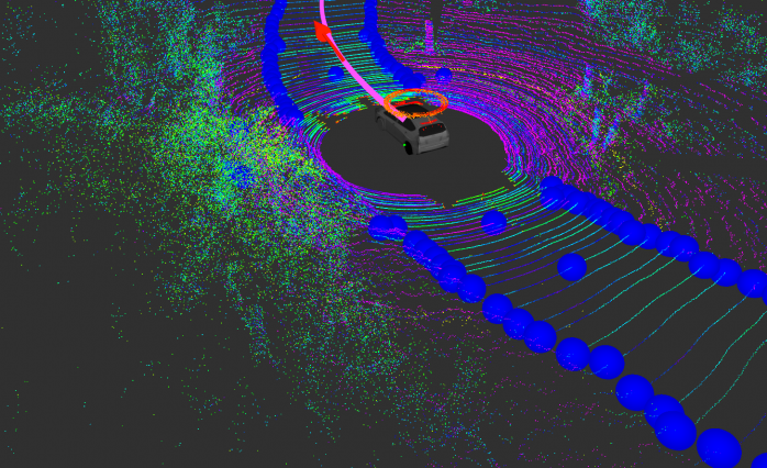 This self-driving car relies on spinning lasers to navigate down rural roads