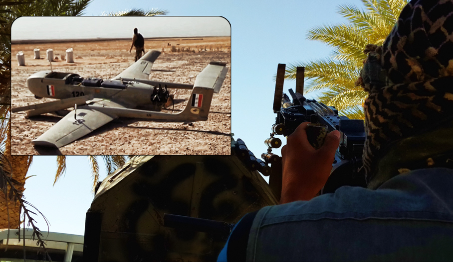 Iranian drone shot down on the ground