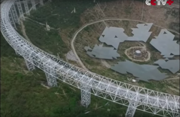 Drone Video: The Gigantic New Telescope China’s Building To Hunt Aliens