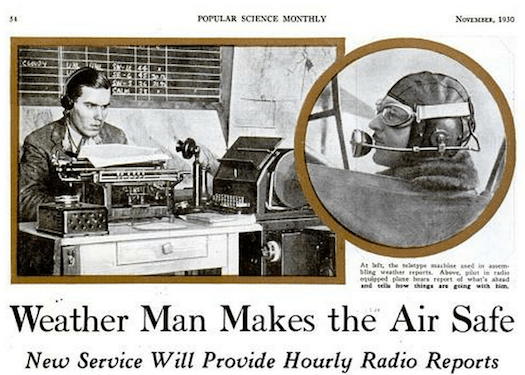 Keeping Pilots Updated, November 1930