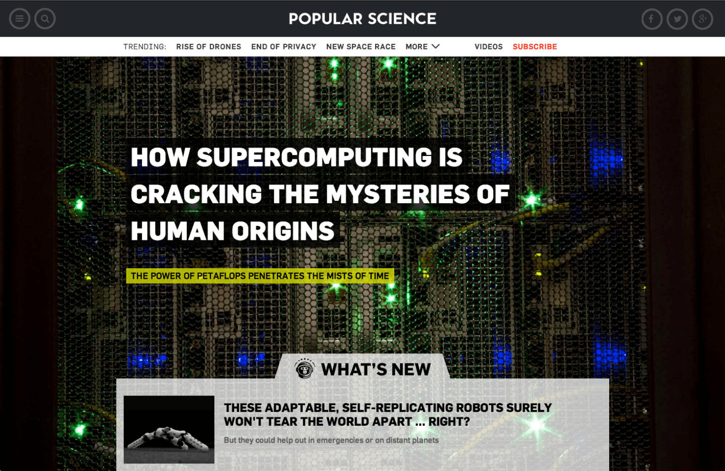 Welcome To The New Popular Science
