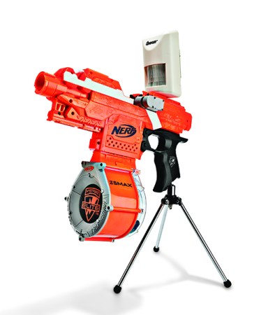 Defend Your Cubicle With A Nerf Sentry Gun