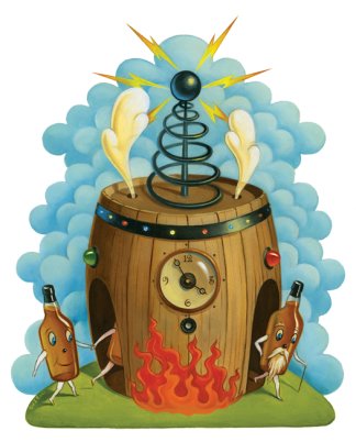 Ingredients Time Machine Tested: A Chemical Time Machine Makes Whiskey Taste Older, Faster