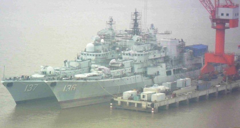 Sovremenny Destroyer 136 137 China Navy