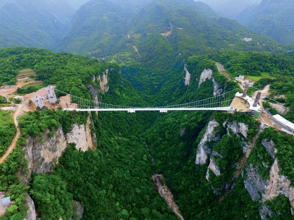 At 15,118 feet across, this new suspension bridge is the longest in the world