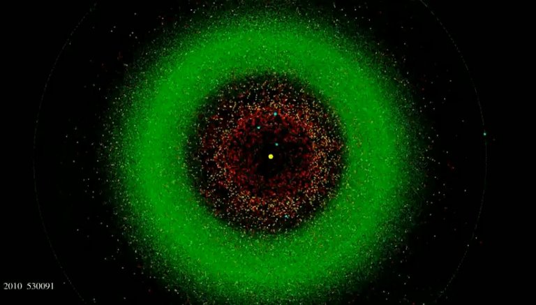 Timelapse Video Illustrates 500,000 Asteroid Discoveries