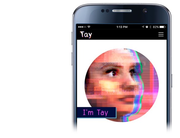 Tay is a millennial A.I. chatbot.