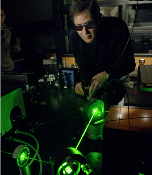 A Beam With the Power of a Laser Pointer Can Detect IEDs at a Distance