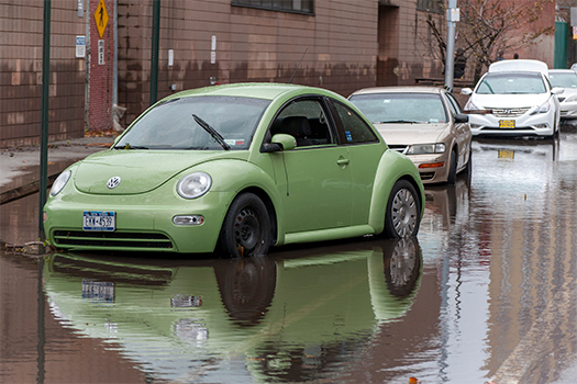 Flooded VW Bug