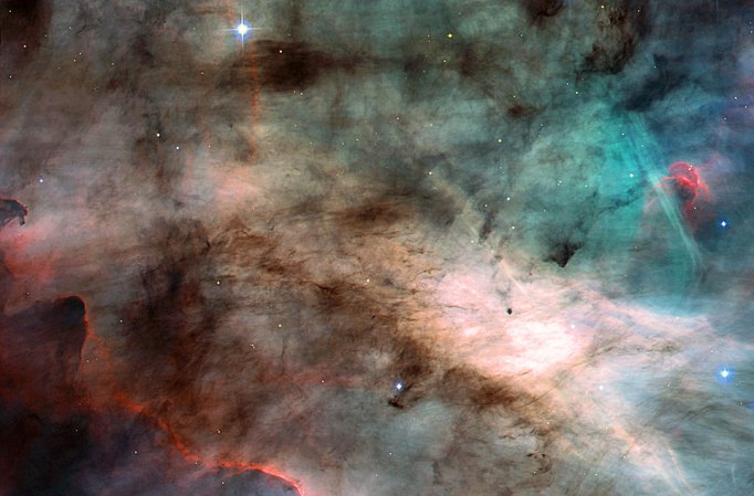 Pretty Space Pics: The Dark, Artistic Center of the Omega Nebula