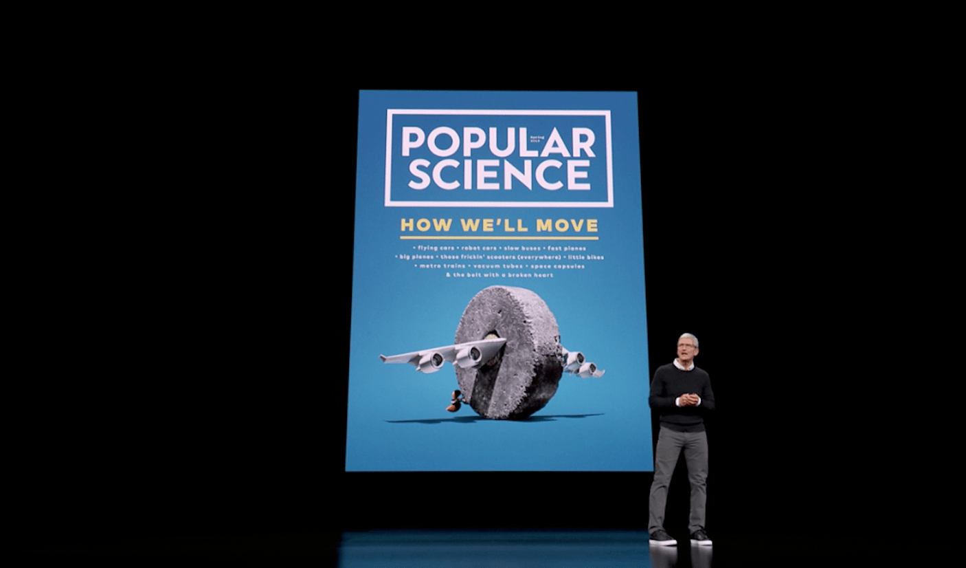 Pop Sci apple announcement