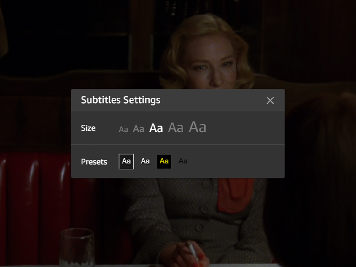Prime Video subtitles