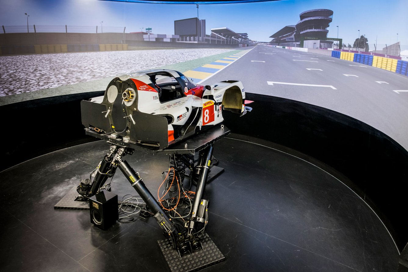 Inside the racing simulators drivers use for realistic training