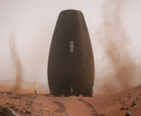 Inside NASA’s plan to use Martian dirt to build houses on Mars