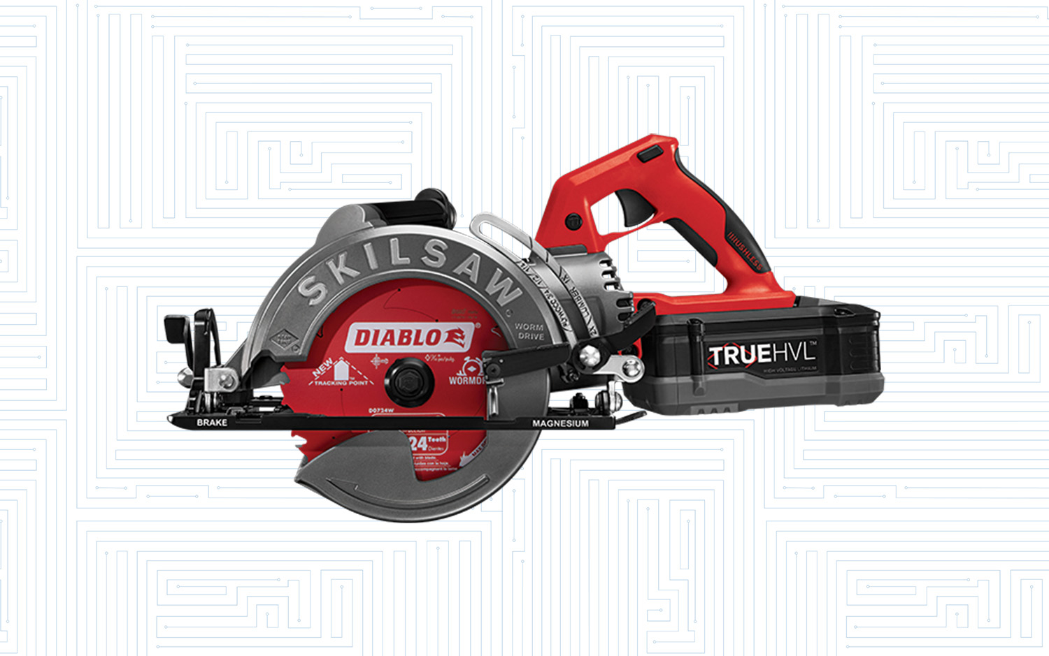 TrueHVL cordless worm drive saw by Skilsaw