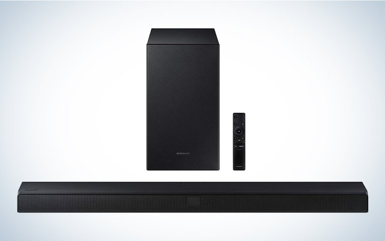 Samsung HW-T550 2.1ch Soundbar home entertainment equipment.