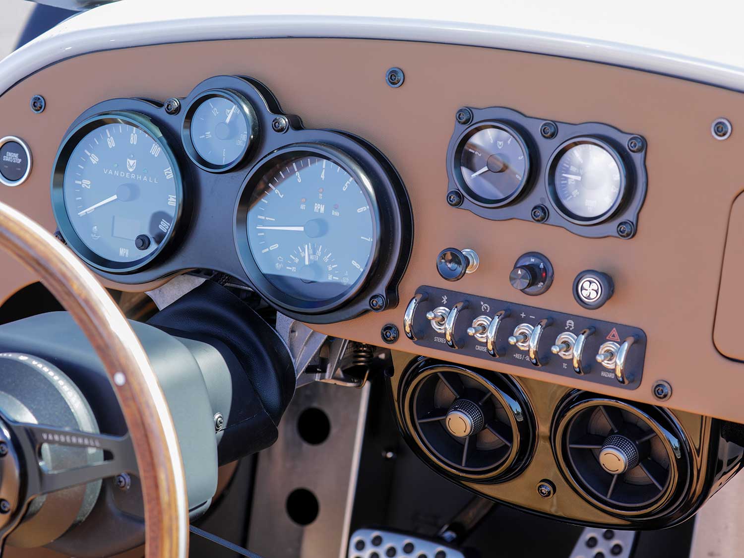 We appreciate the classic look and touch of the Venice GT’s interior.